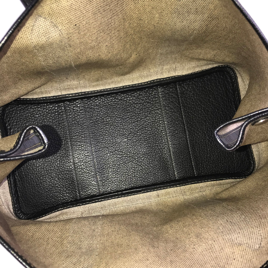 HERMES □G stamp 2003 SilverHardware Tote Bag