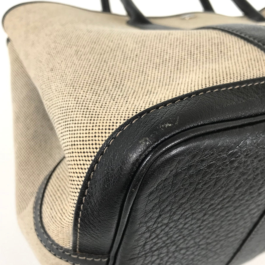 HERMES □G stamp 2003 SilverHardware Tote Bag