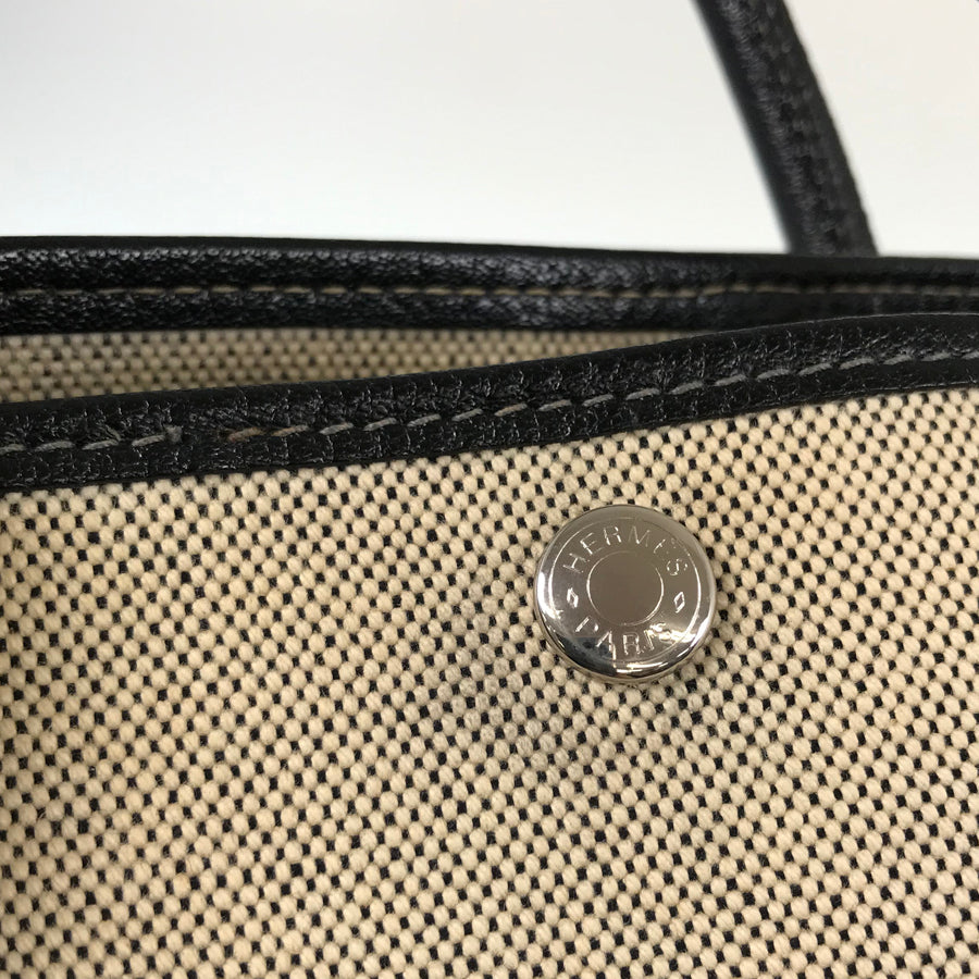 HERMES □G stamp 2003 SilverHardware Tote Bag