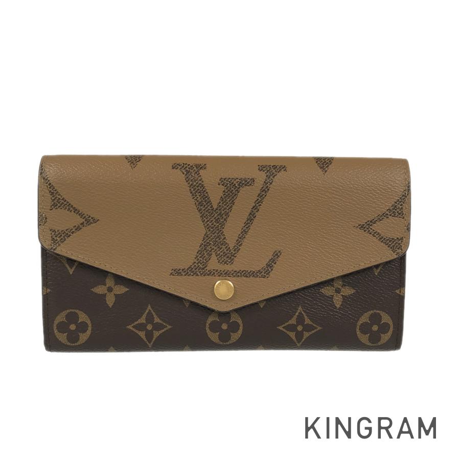 LOUIS VUITTON Monogram Giant Reverse Portefeiulle Sarah M80726 Long wallet Folding cover lid