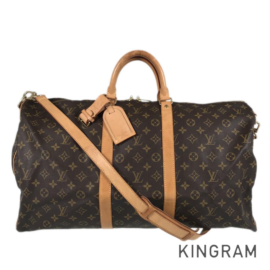 LOUIS VUITTON Monogram keepall Bandolier 55 M41414 Boston bag