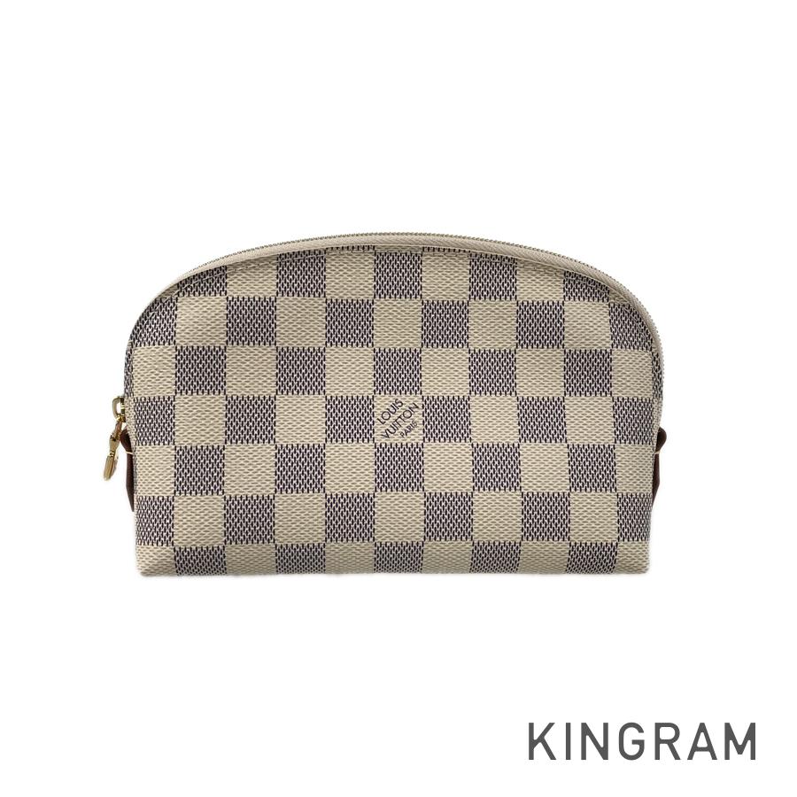 LOUIS VUITTON Damier Azur Pochette Cosmetique N60024 Pouch