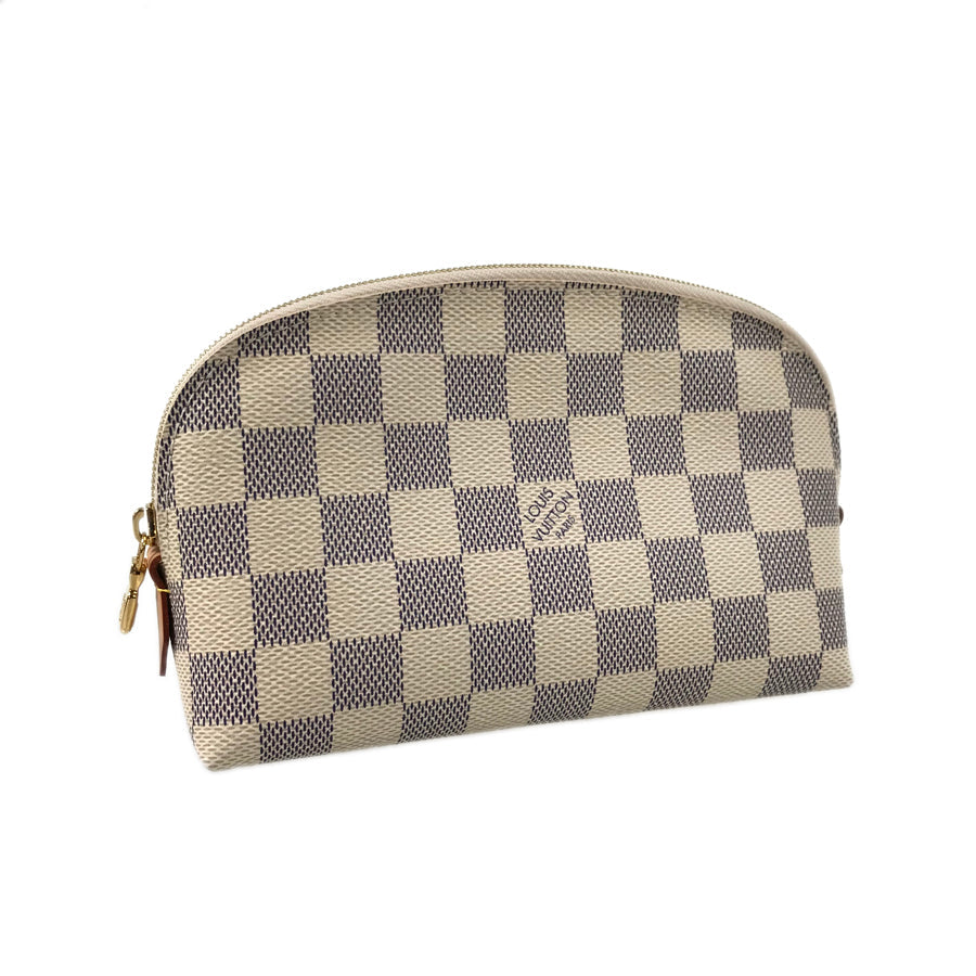 LOUIS VUITTON Damier Azur Pochette Cosmetique N60024 Pouch