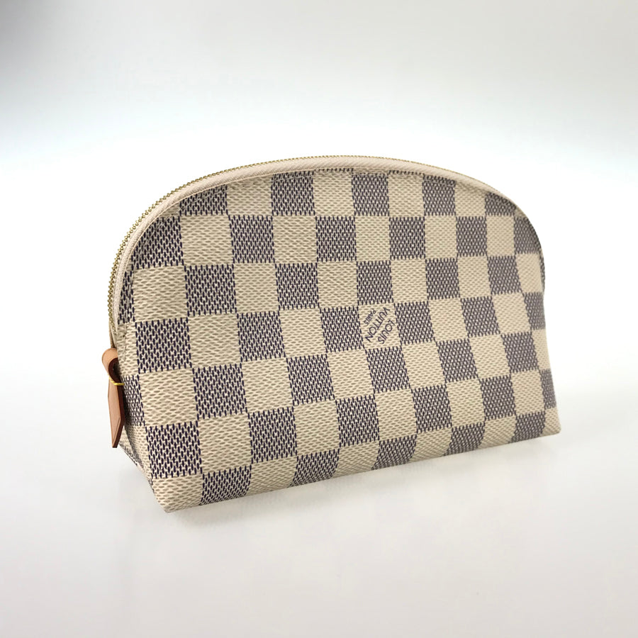 LOUIS VUITTON Damier Azur Pochette Cosmetique N60024 Pouch