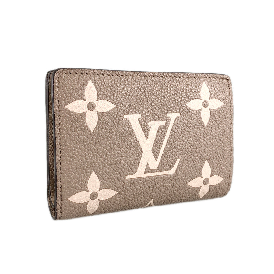LOUIS VUITTON Monogram Empreinte Bicolor Portefeuille Claire M82370 Bifold wallet