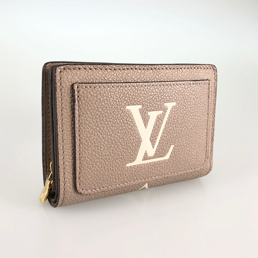 LOUIS VUITTON Monogram Empreinte Bicolor Portefeuille Claire M82370 Bifold wallet