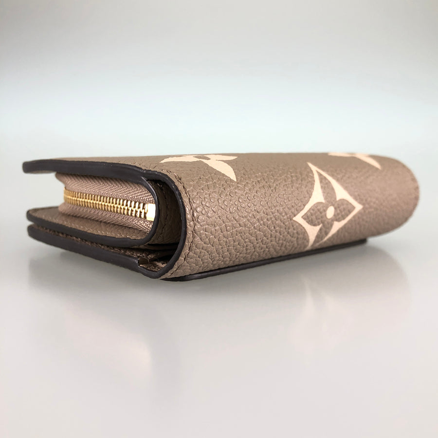 LOUIS VUITTON Monogram Empreinte Bicolor Portefeuille Claire M82370 Bifold wallet