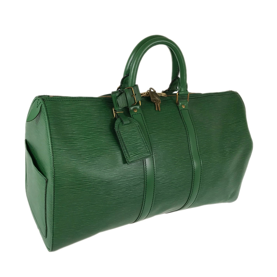 LOUIS VUITTON Epi Keepall 45 M42974 Boston bag