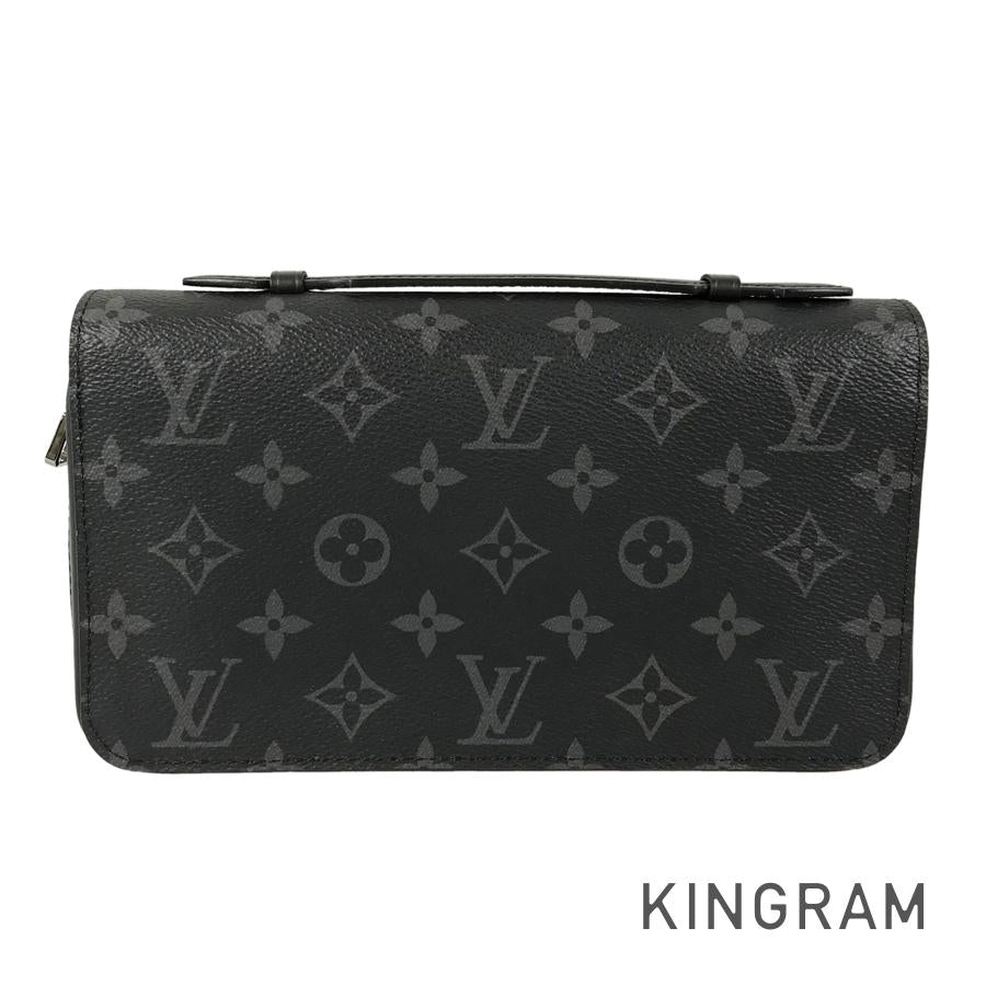 LOUIS VUITTON Monogram Eclipse Zippy XL M61698 Long wallet Round zipper