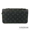 LOUIS VUITTON Monogram Eclipse Zippy XL M61698 Long wallet Round zipper