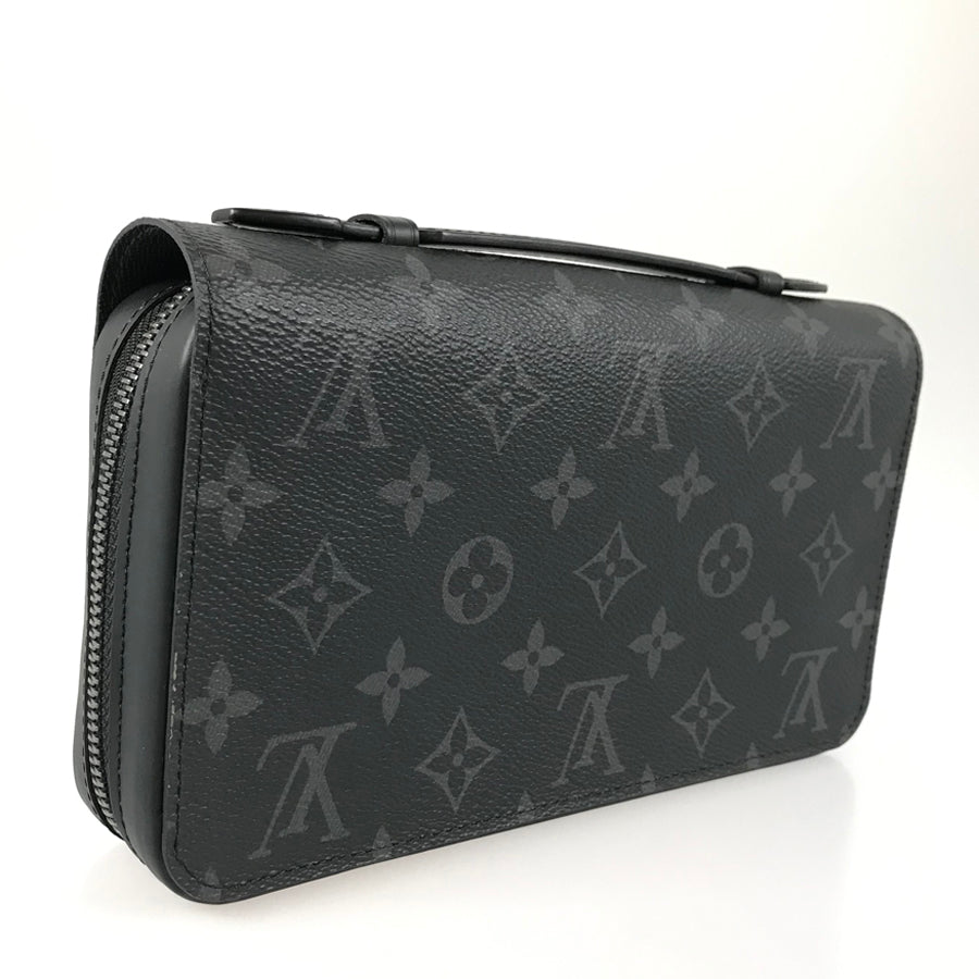 LOUIS VUITTON Monogram Eclipse Zippy XL M61698 Long wallet Round zipper