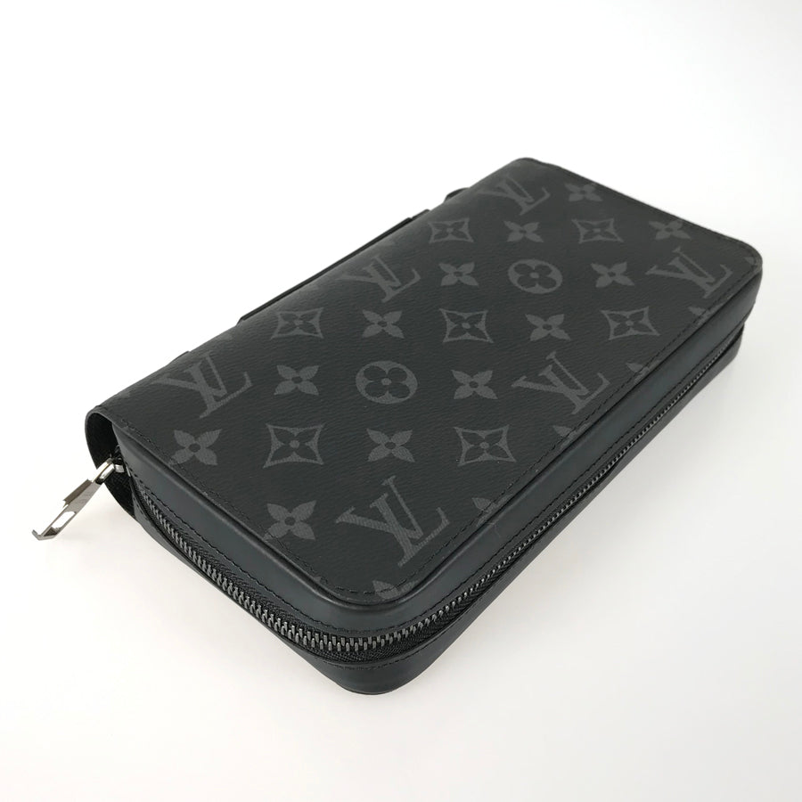 LOUIS VUITTON Monogram Eclipse Zippy XL M61698 Long wallet Round zipper