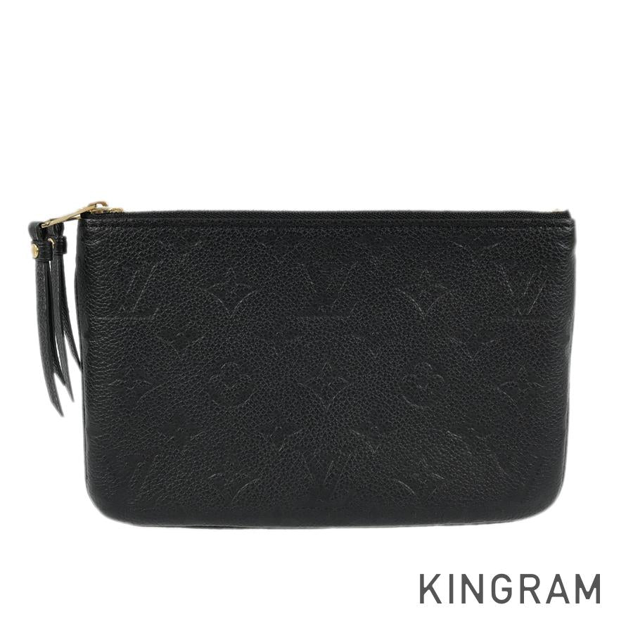 LOUIS VUITTON Monogram Empreinte Pochette Double Zip Pochette