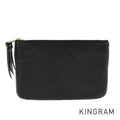LOUIS VUITTON Monogram Empreinte Pochette Double Zip Pochette