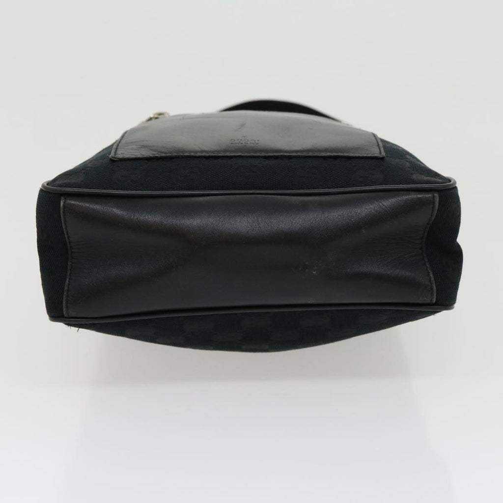 GUCCI GG Canvas Shoulder Bag Black  ki2082