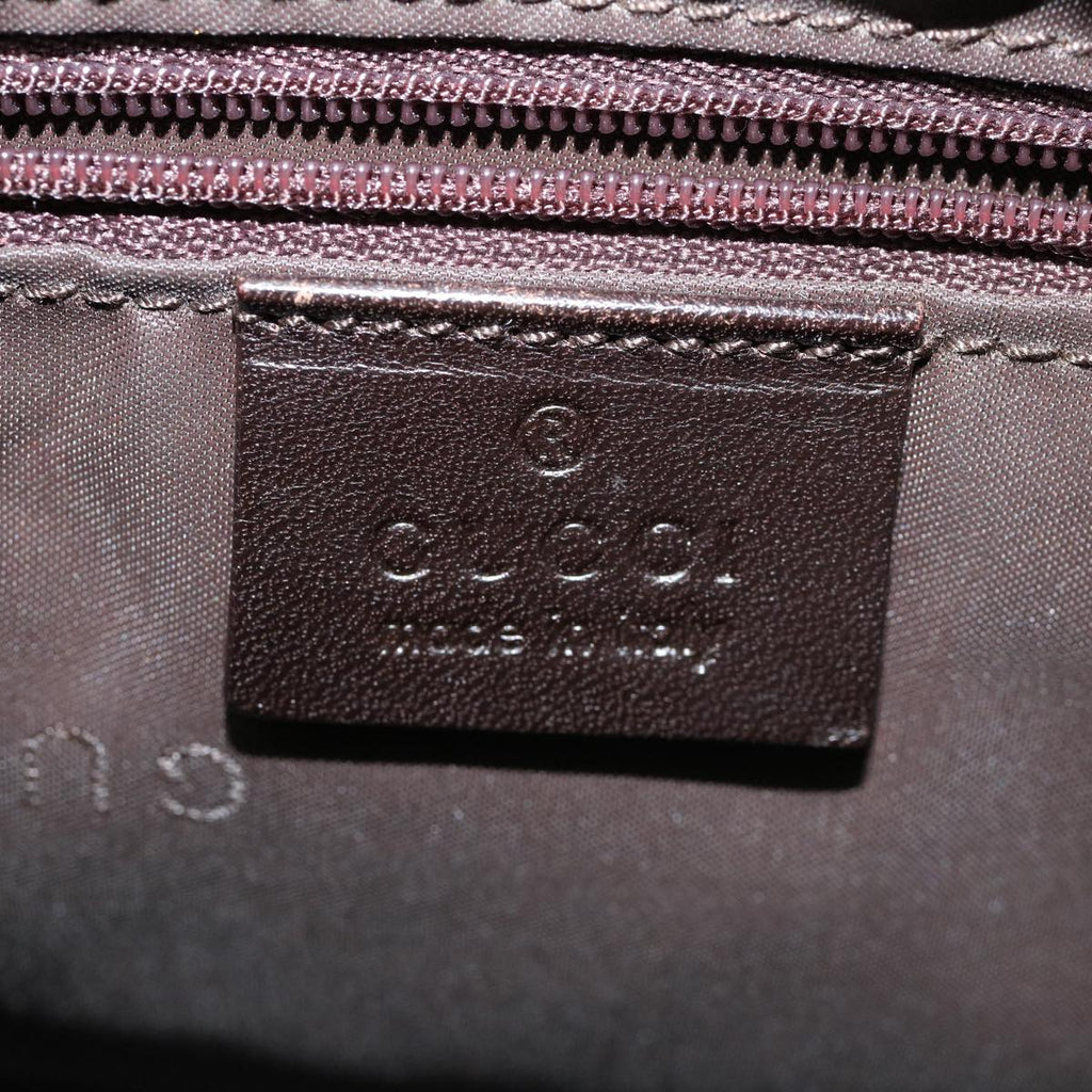 GUCCI Bamboo Shoulder Bag Nylon 2way Khaki 00005092122  ki2191