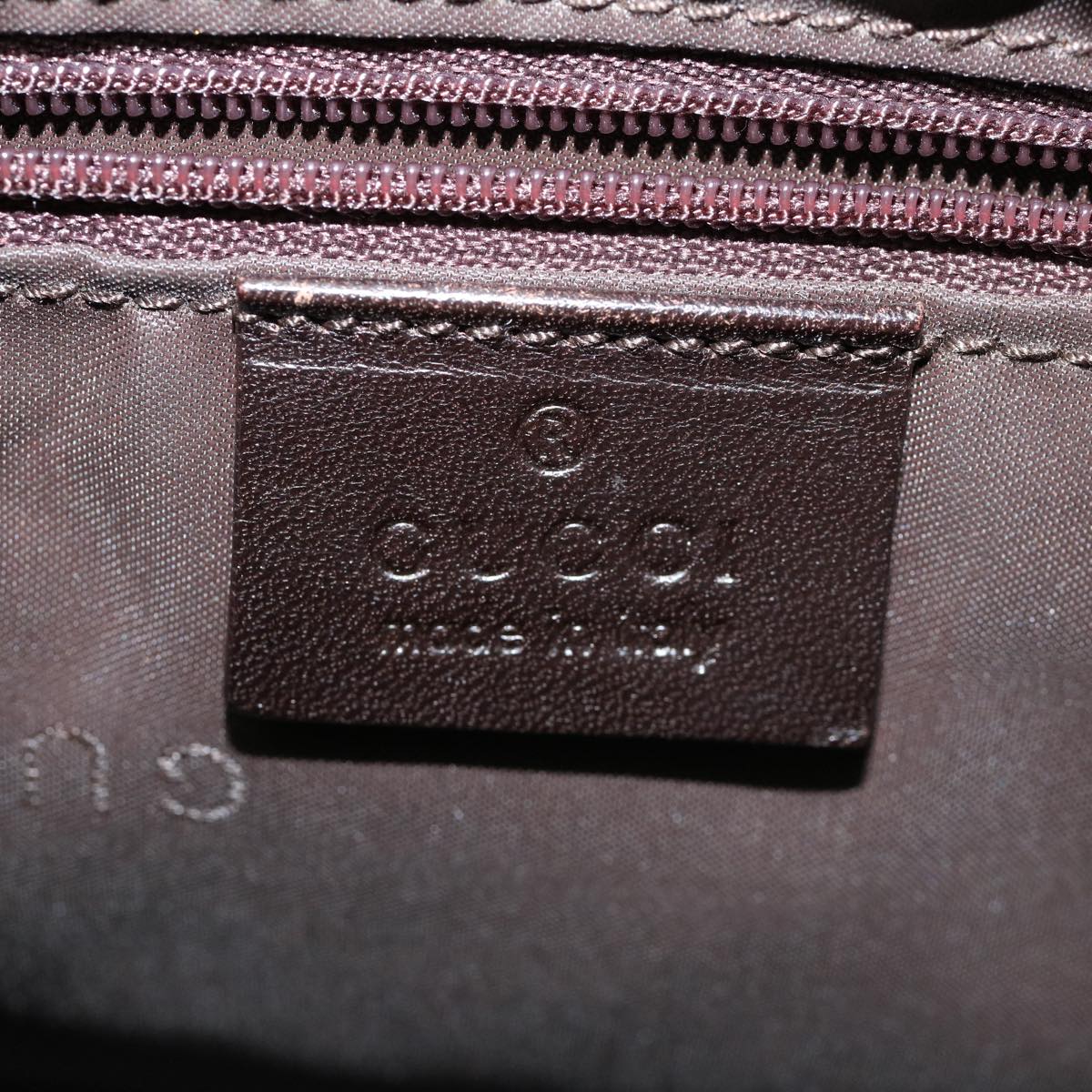 GUCCI Bamboo Shoulder Bag Nylon 2way Khaki 00005092122  ki2191