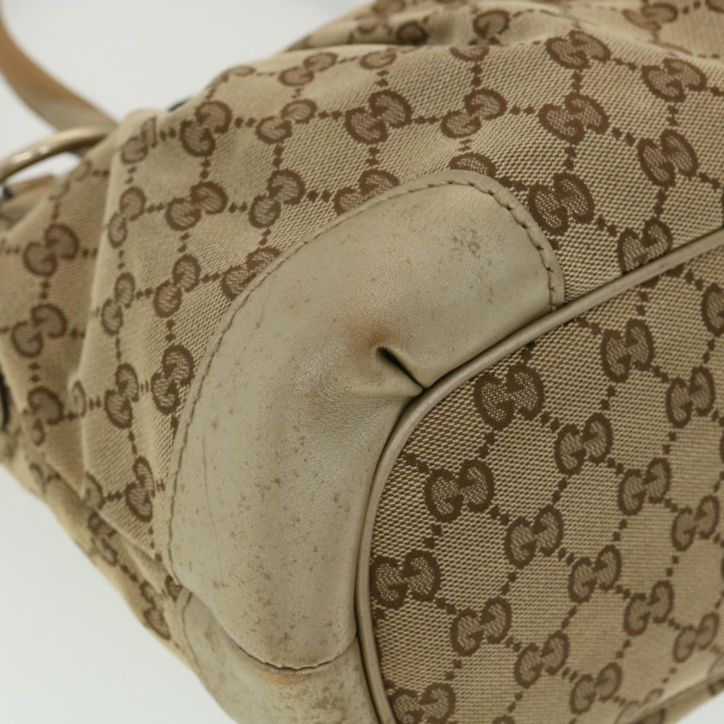 GUCCI GG Canvas Shoulder Bag 2way Beige  ki2405
