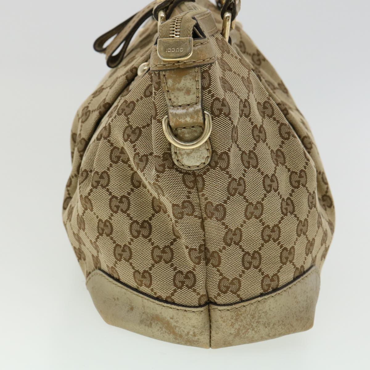 GUCCI GG Canvas Shoulder Bag 2way Beige  ki2405