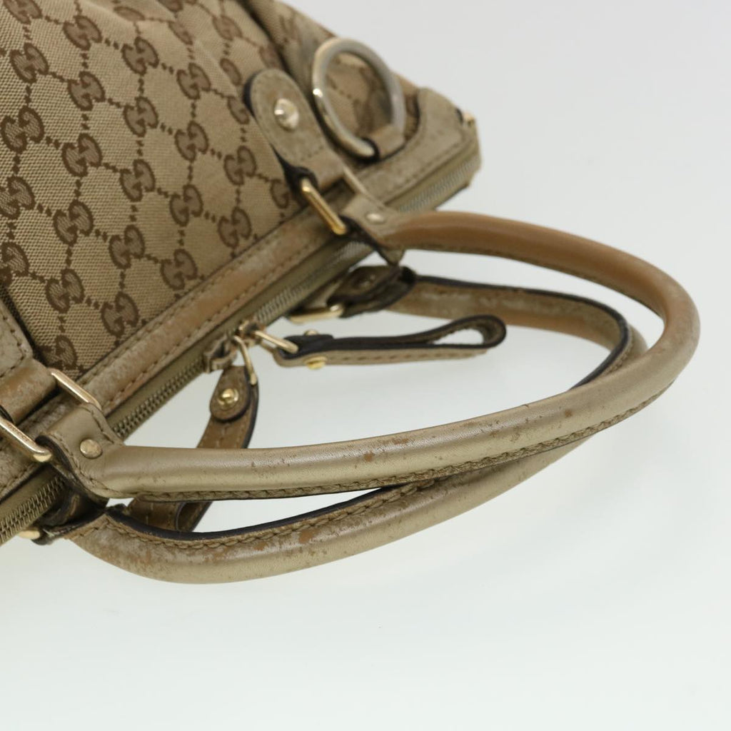 GUCCI GG Canvas Shoulder Bag 2way Beige  ki2405