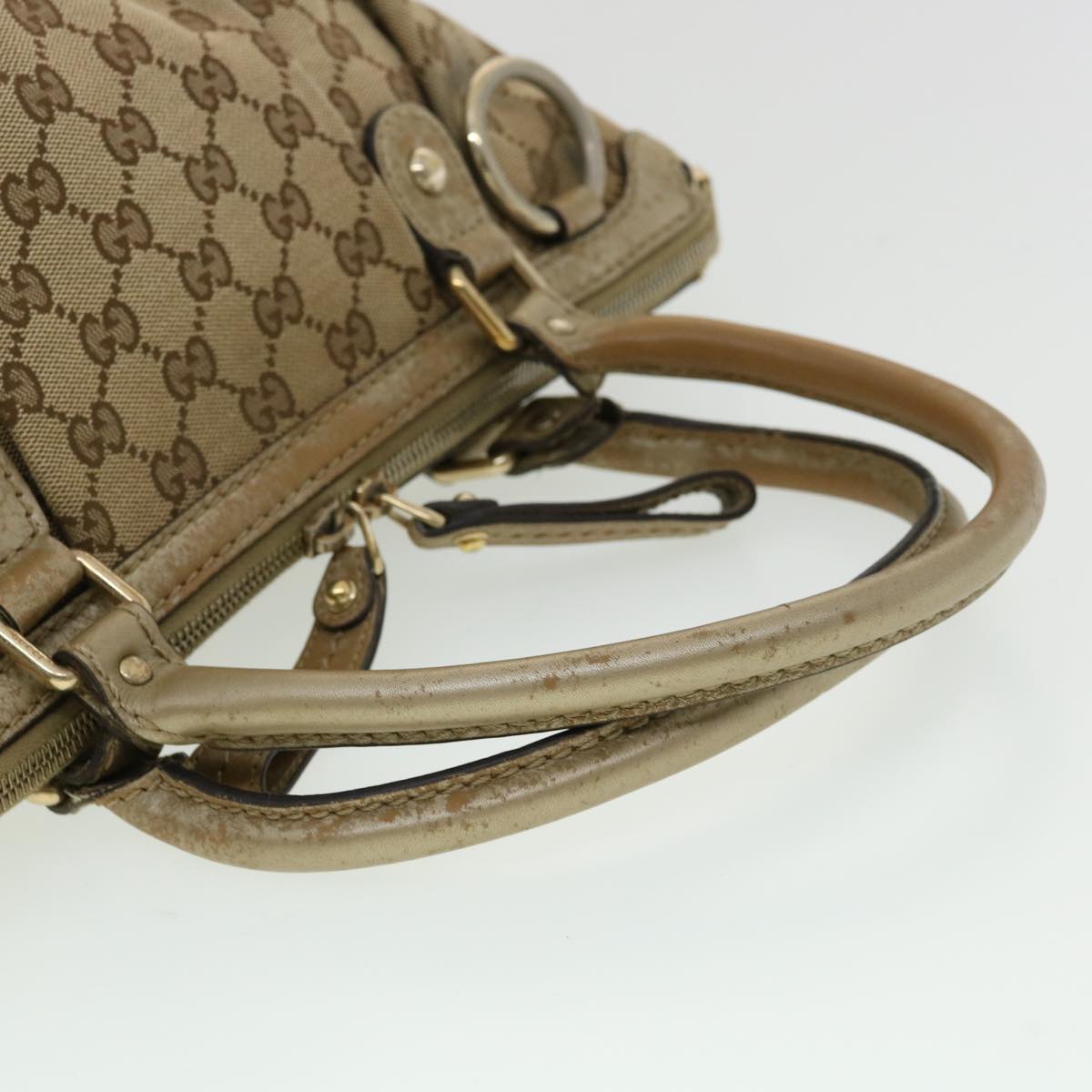 GUCCI GG Canvas Shoulder Bag 2way Beige  ki2405