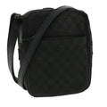 GUCCI GG Canvas Shoulder Bag Canvas Black 03136  ki2642