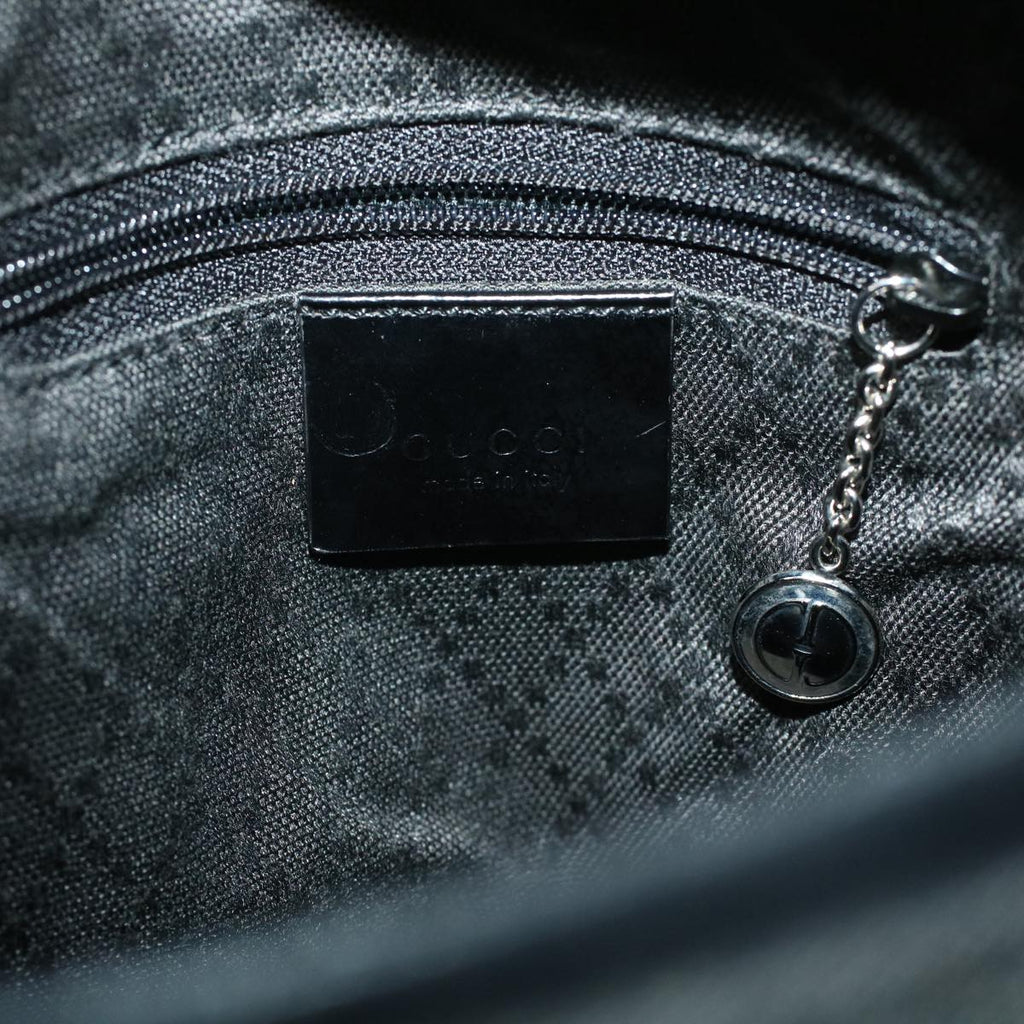 GUCCI Hand Bag Nylon 2way Black  ki3025