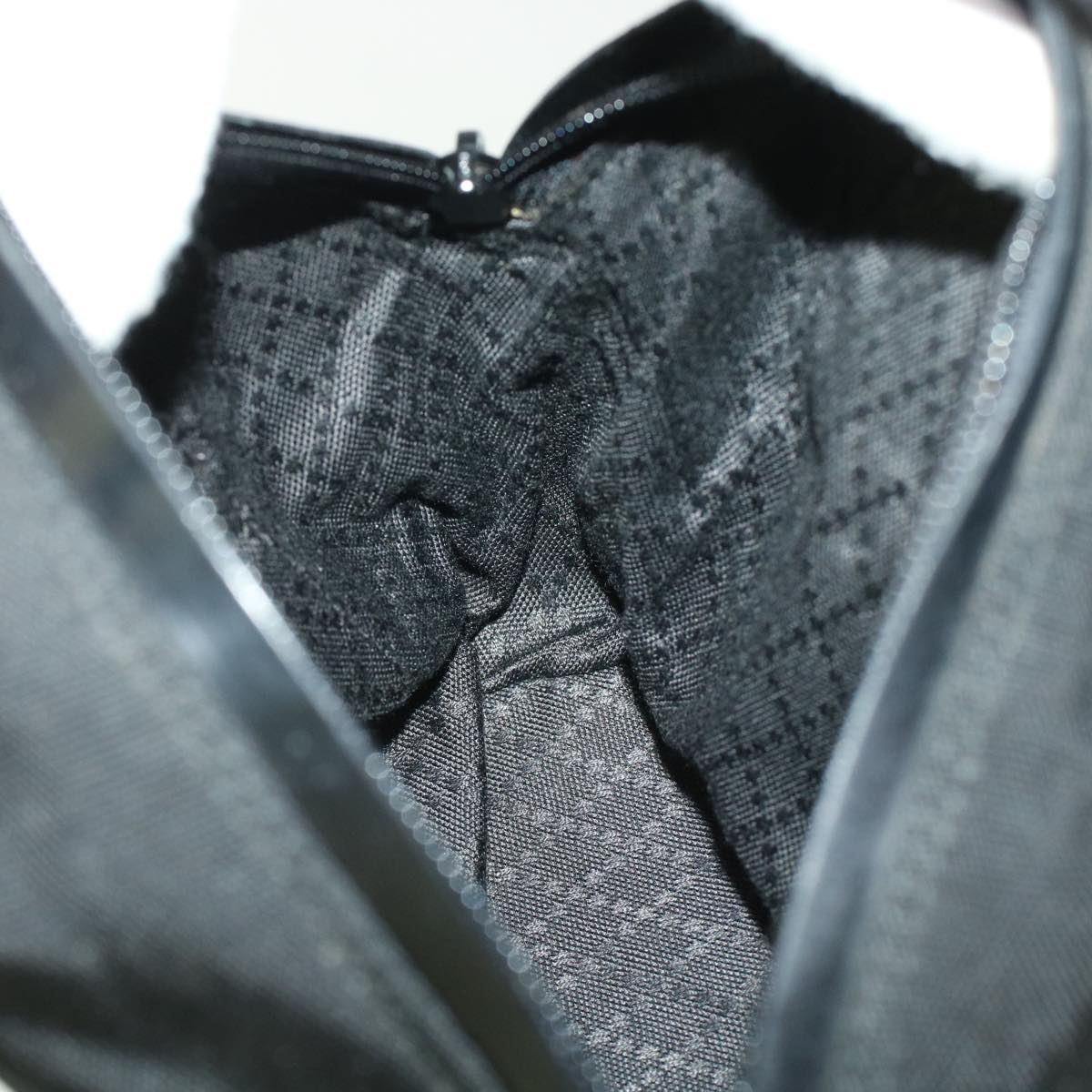 GUCCI Hand Bag Nylon 2way Black  ki3025
