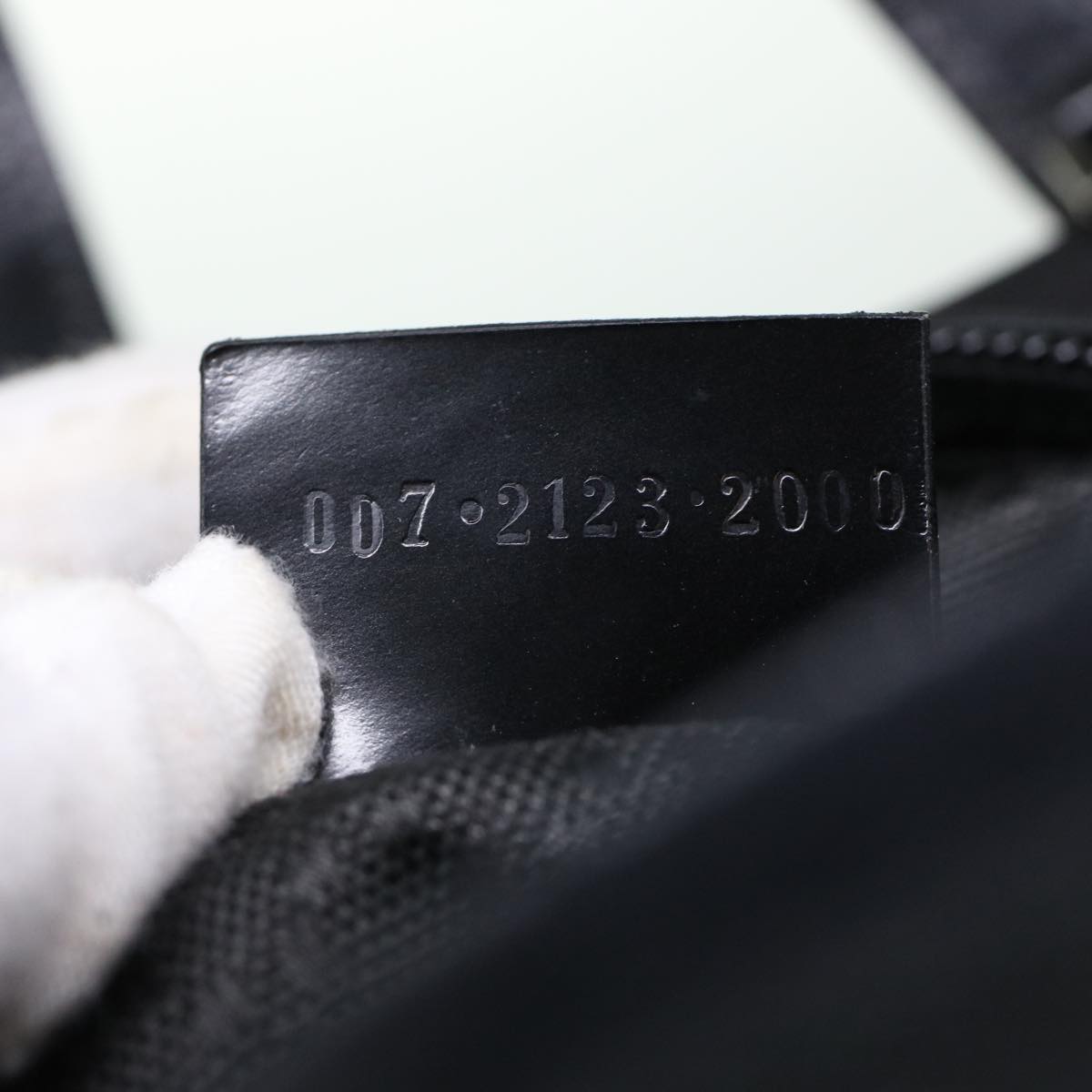GUCCI Hand Bag Nylon 2way Black  ki3025