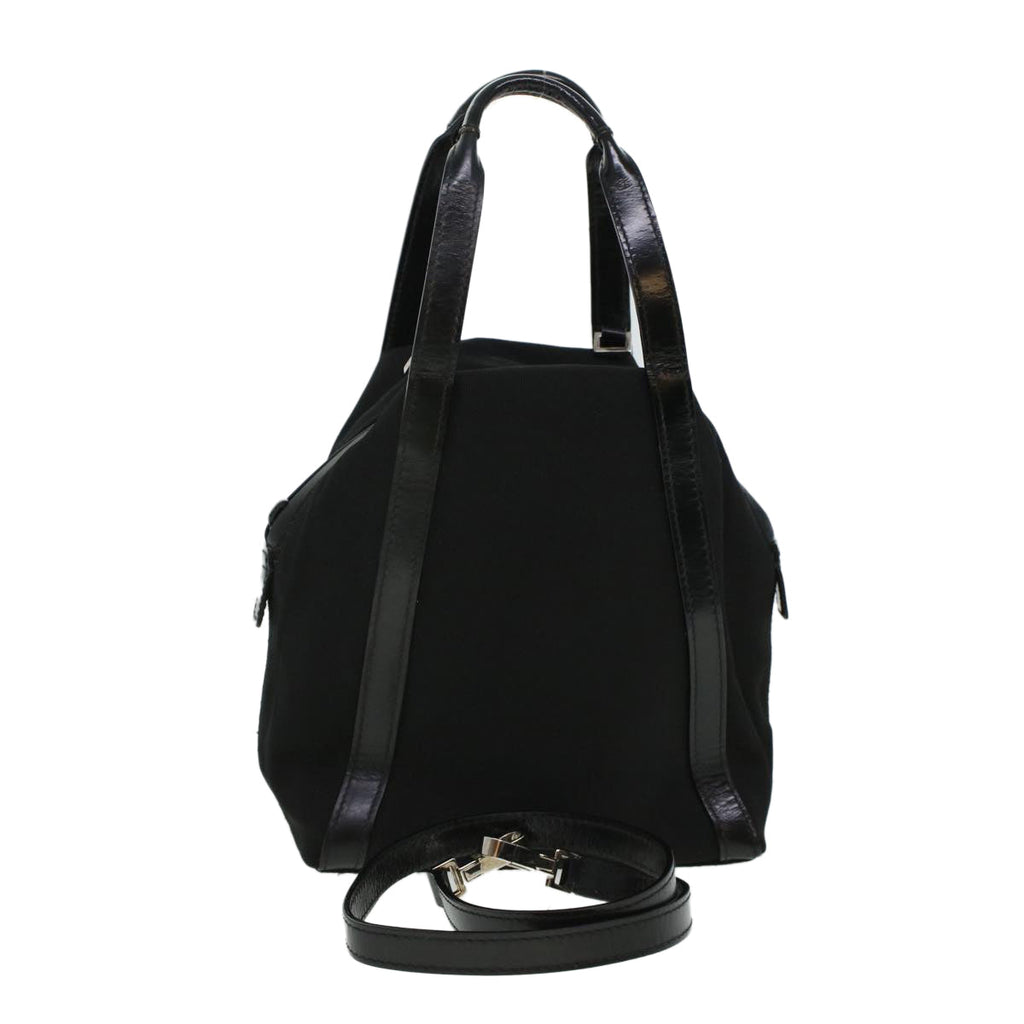 GUCCI Hand Bag Nylon 2way Black  ki3025