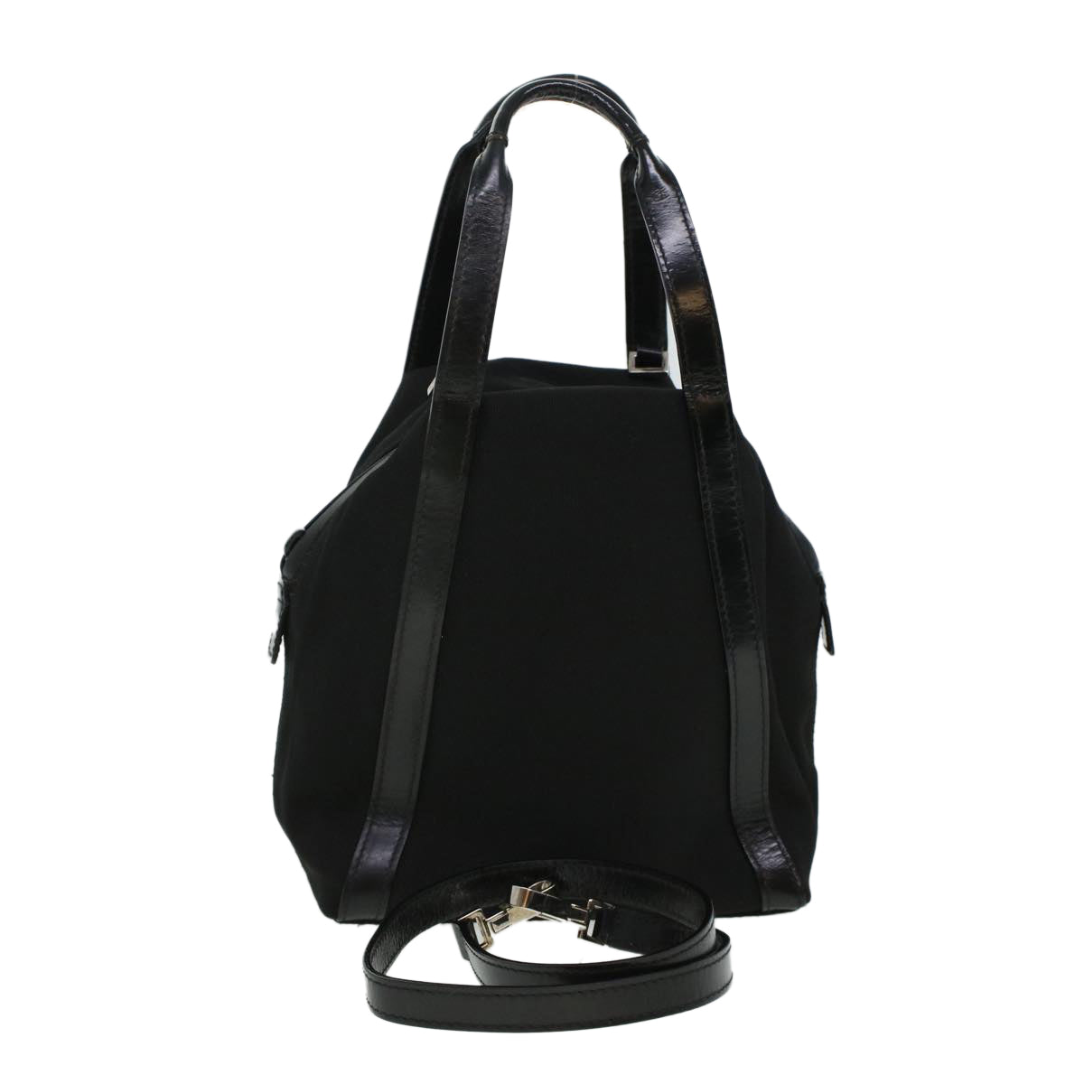 GUCCI Hand Bag Nylon 2way Black  ki3025