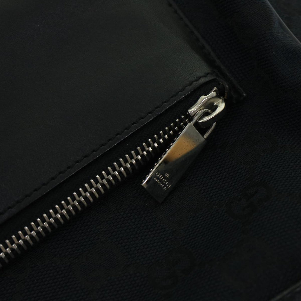 GUCCI GG Canvas Shoulder Bag Leather Black 019.0537 2123  ki3192