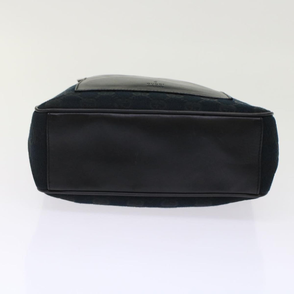 GUCCI GG Canvas Shoulder Bag Leather Black 019.0537 2123  ki3192