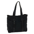 GUCCI GG Canvas Tote Bag Leather Black 145971  ki3198