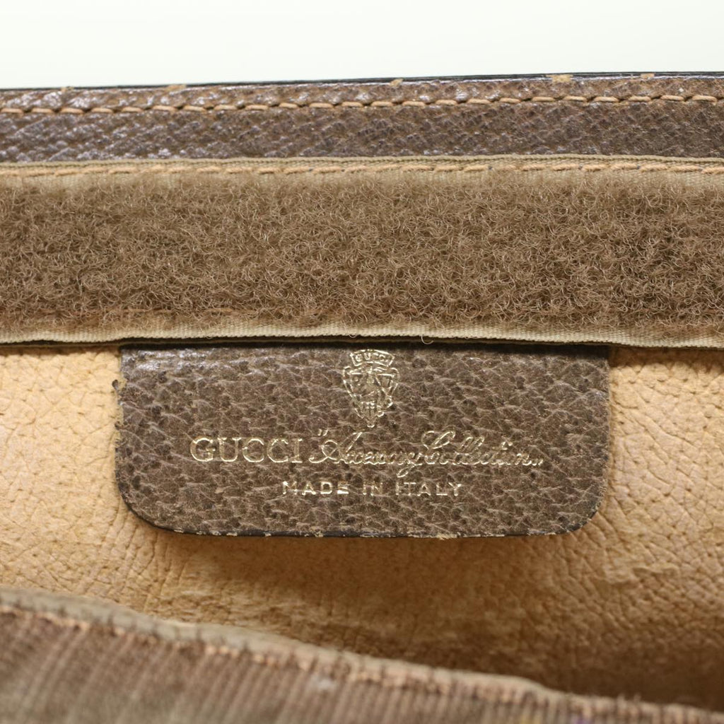 GUCCI GG Canvas Web Sherry Line Clutch Bag Beige Red 67.014.2125  ki3236