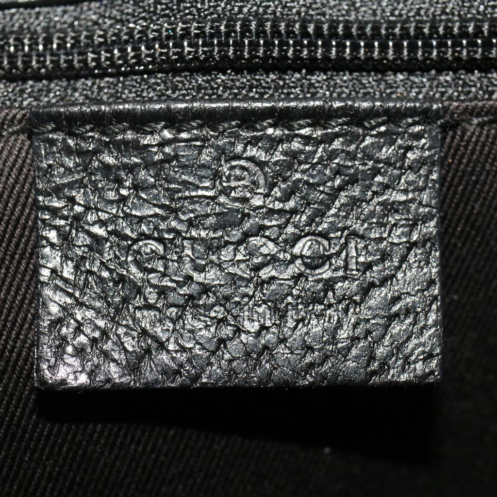 GUCCI GG Canvas Shoulder Bag Black 118012  ki3238
