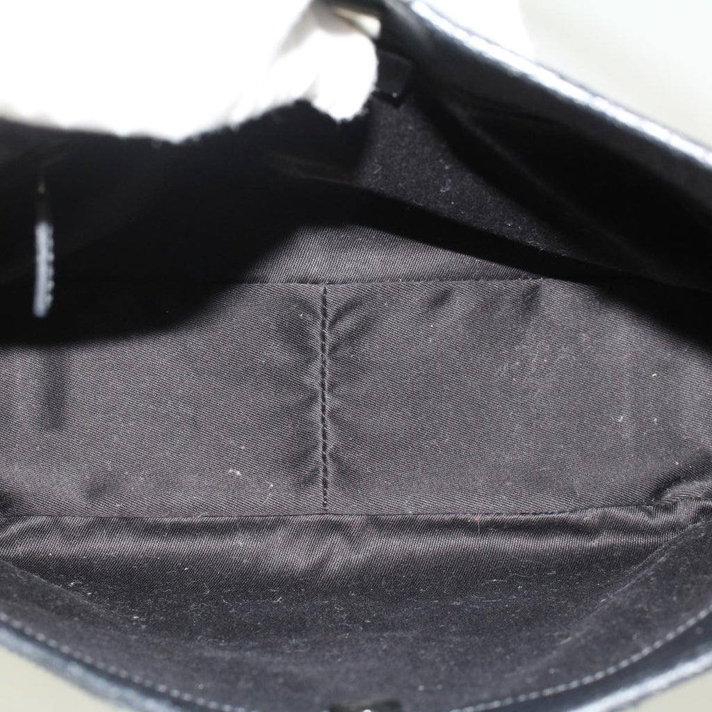 GUCCI GG Canvas Shoulder Bag Black 118012  ki3238