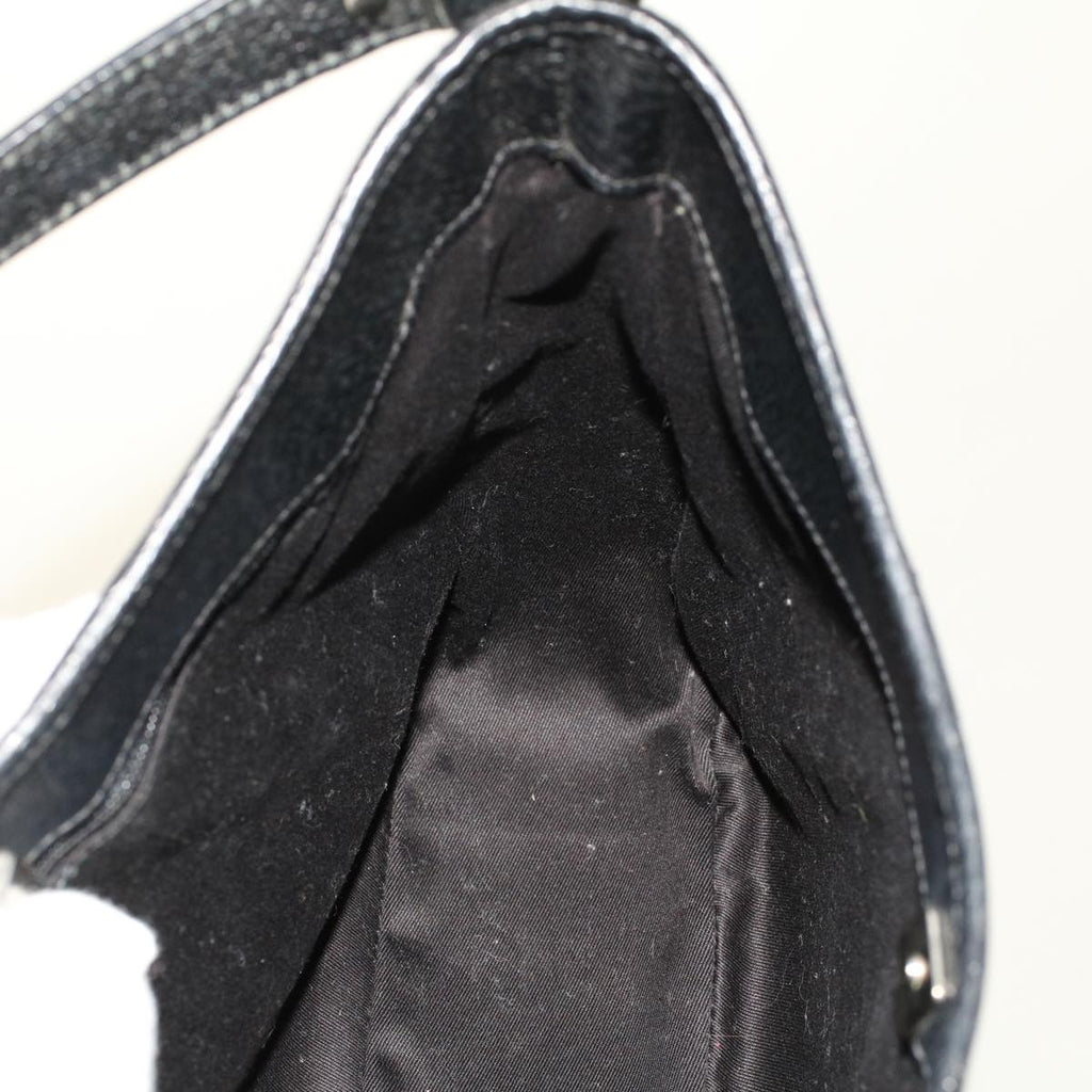 GUCCI GG Canvas Shoulder Bag Black 118012  ki3238