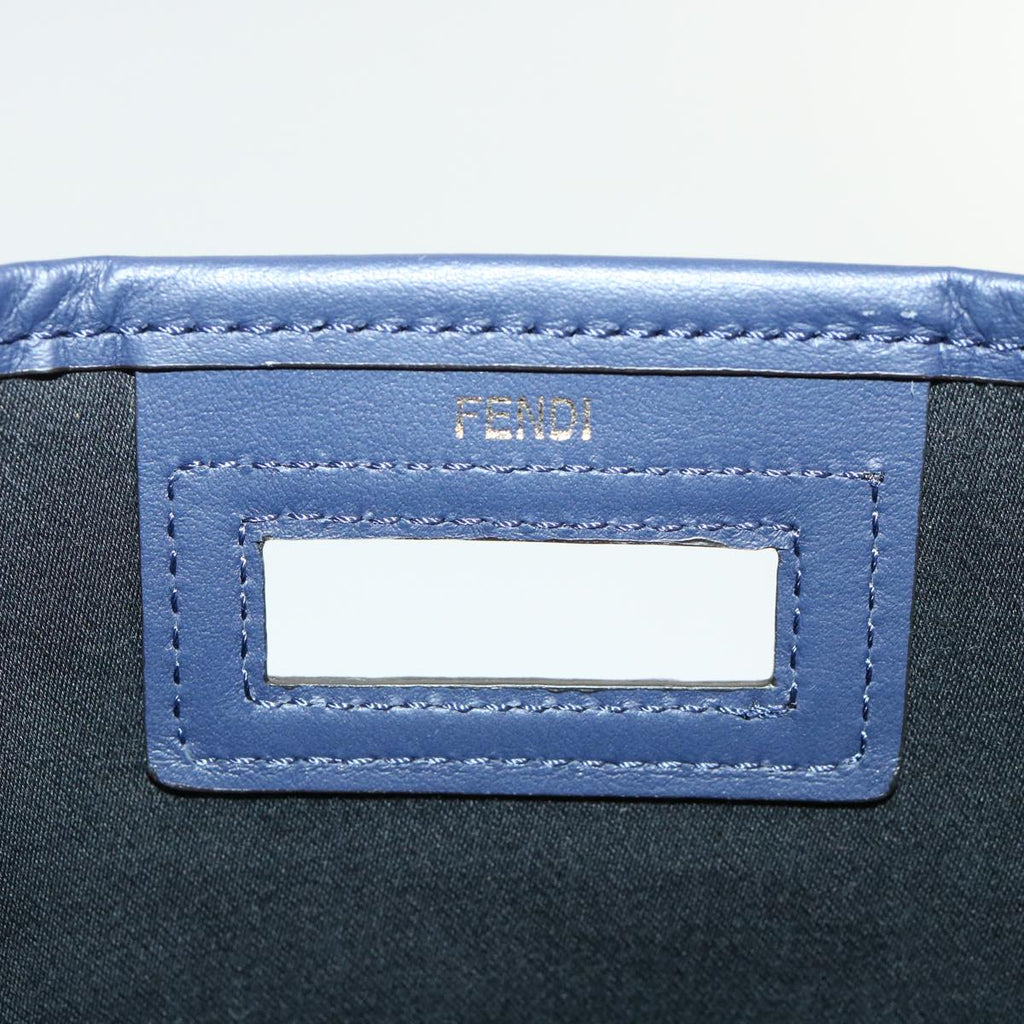FENDI Zucca Canvas FILA Collaboration Peek A Boo Defender Bag Brown  ki3280