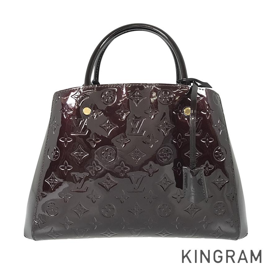 LOUIS VUITTON Monogram Vernis Montaigne MM M50400 Hand bag