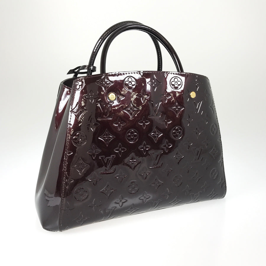 LOUIS VUITTON Monogram Vernis Montaigne MM M50400 Hand bag
