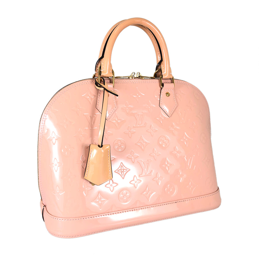 LOUIS VUITTON Monogram Vernis Alma PM M50412 Hand bag