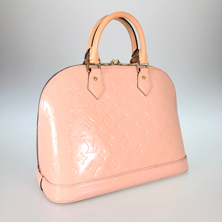 LOUIS VUITTON Monogram Vernis Alma PM M50412 Hand bag