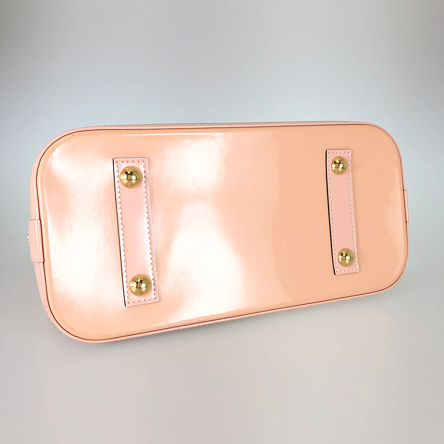 LOUIS VUITTON Monogram Vernis Alma PM M50412 Hand bag