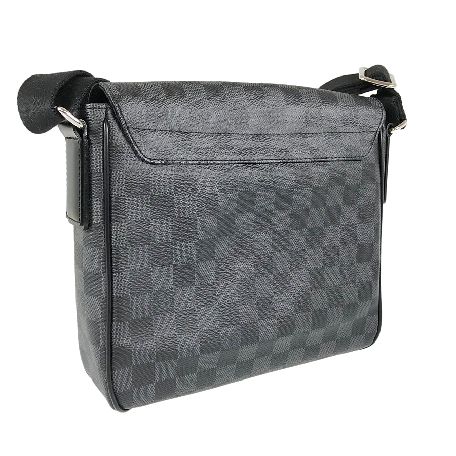 LOUIS VUITTON Damier Graphite District PM N41260 Shoulder bag