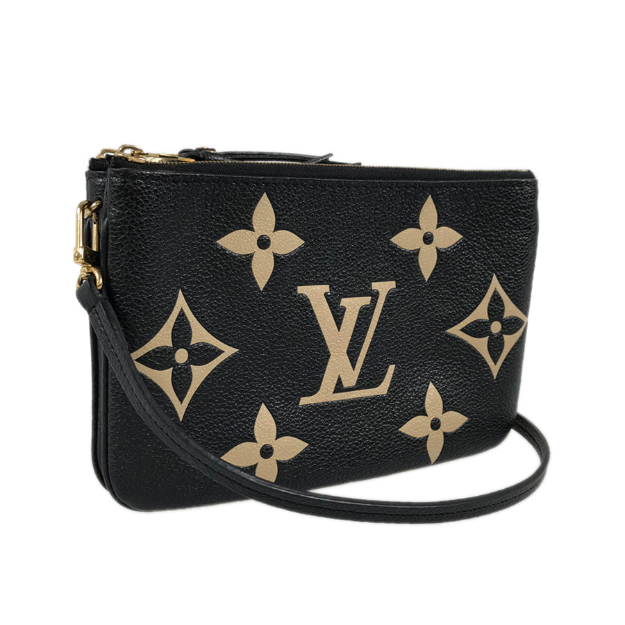 LOUIS VUITTON Monogram Empreinte Bicolor Pochette Double Zip M80787 Shoulder bag