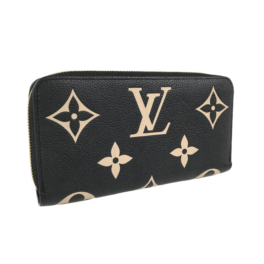 LOUIS VUITTON Monogram Empreinte Bicolor Zippy Wallet M80481 Long wallet Round zipper