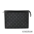 LOUIS VUITTON Monogram Eclipse Pochette Voyage MM M61692 Clutch bag