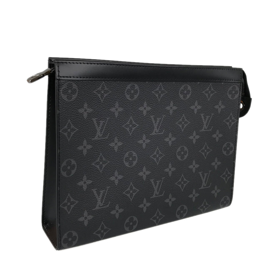 LOUIS VUITTON Monogram Eclipse Pochette Voyage MM M61692 Clutch bag