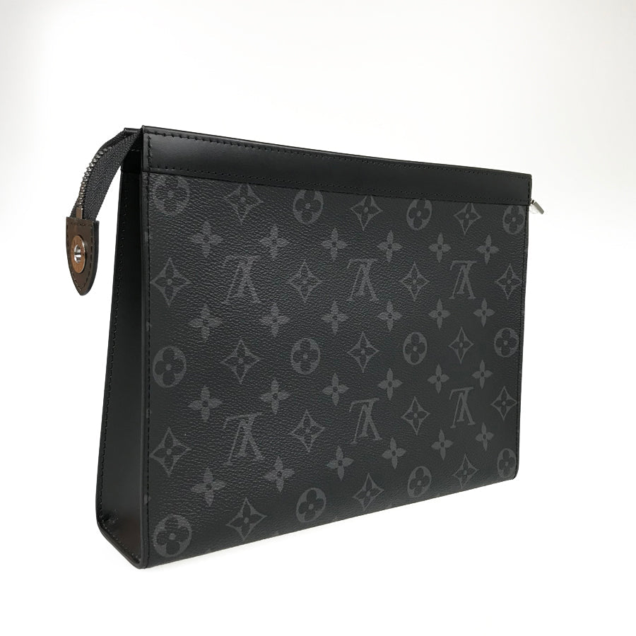 LOUIS VUITTON Monogram Eclipse Pochette Voyage MM M61692 Clutch bag